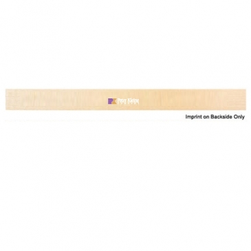 Kids Playing Sports "U" Color Rulers - Natural Wood Finish