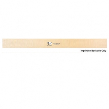 Kids Playing Sports "U" Color Rulers - Natural Wood Finish