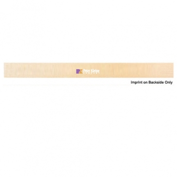 Back-To-School "U" Color Rulers - Natural Wood Finish