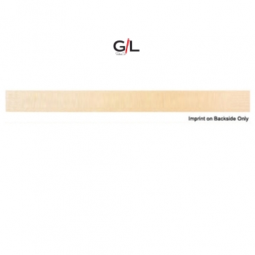 Back-To-School "U" Color Rulers - Natural Wood Finish