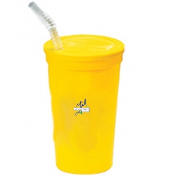 Clear Stadium Cup Straw (8.75")