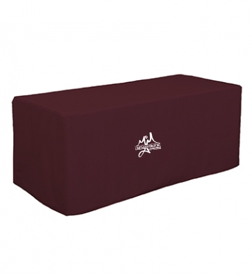 6' Decobrite™ Three-Sided Table Cover (Unimprinted)