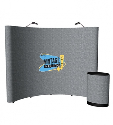 10' Echo Pop-Up Display Kit (Fabric with Lights)