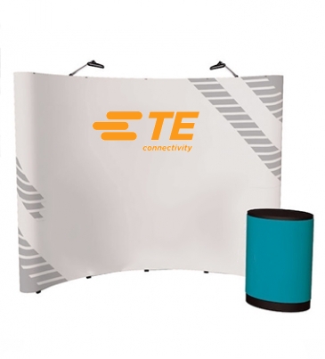 10' Echo Pop-Up Display Kit (Mural with Lights)