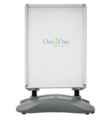 Outdoor Flex Sign with Ballast Base Hardware