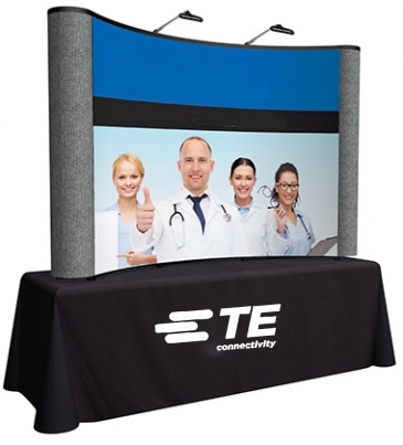 8' ARISE Tabletop Display Kit (Mural with Fabric Ends)