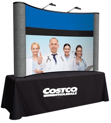 8' ARISE Tabletop Display Kit (Mural with Fabric Ends)