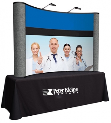 8' ARISE Tabletop Display Kit (Mural with Fabric Ends)