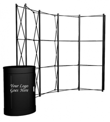 10' Curved ARISE Floor Display Hardware