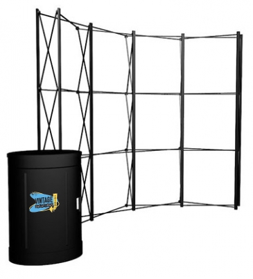 10' Curved ARISE Floor Display Hardware