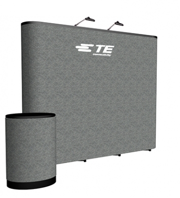 10' Straight ARISE Floor Display Kit (Fabric)