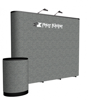 10' Straight ARISE Floor Display Kit (Fabric)