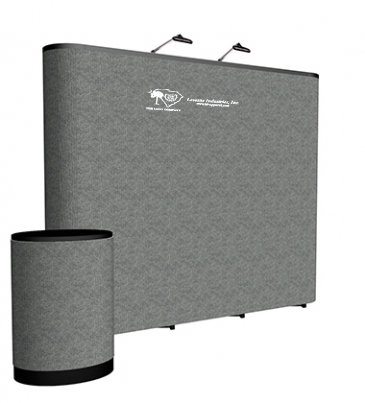 10' Straight ARISE Floor Display Kit (Fabric)