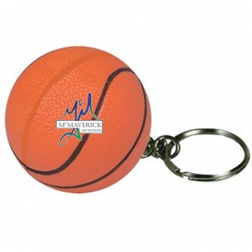 Basketball Keyring Stress Reliever