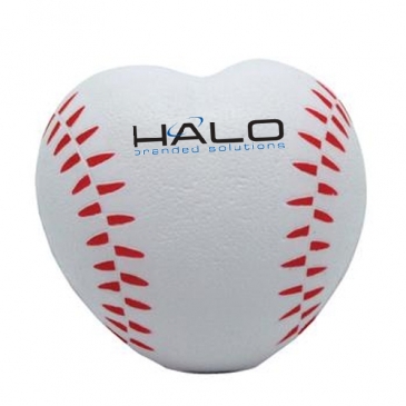 Heart Shaped Baseball Stress Reliever