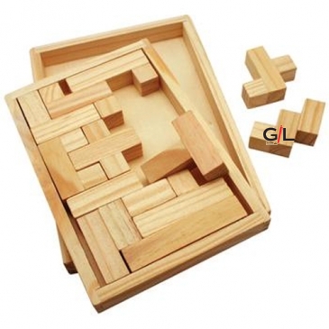 Wood Shapes Challenge Puzzle
