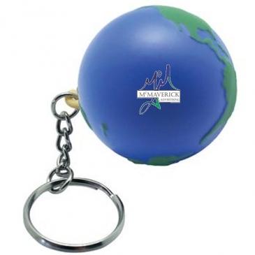 Earth Keyring Stress Reliever