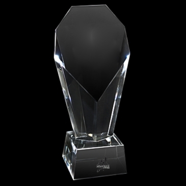 Crystal Trophy (Large Heart)