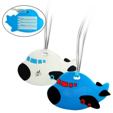 Soft Pvc Airplane Luggage Tag