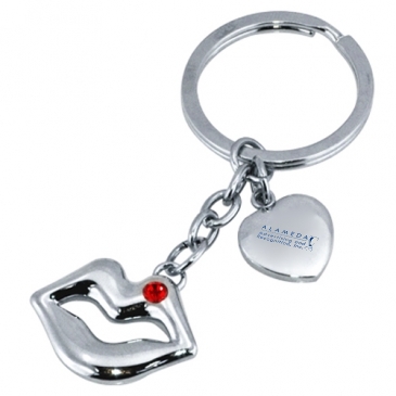 Metal Lips  Jewelay Key Chain