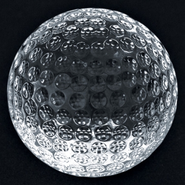 Crystal Golf Paperweight