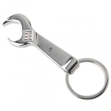 Metal Wrench Bottle Opener Tool Keychain