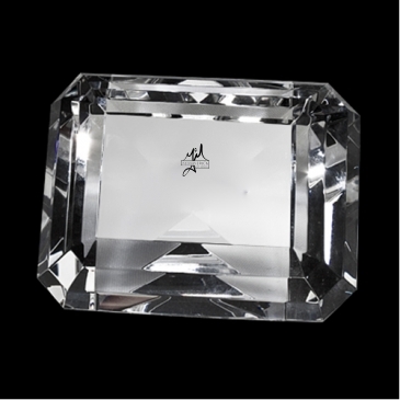 Crystal Rectangle Paperweight