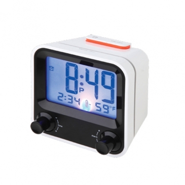 Easy Set Alarm Clock With Thermometer