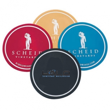 4” Molded Rubber Softie Coasters