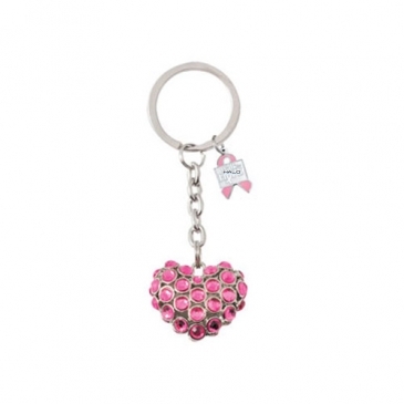 3D Bling Key Tag - Heart