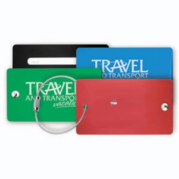 Anodized Aluminum Luggage Tag