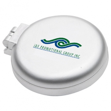 Travel Disk Brush & Mirror