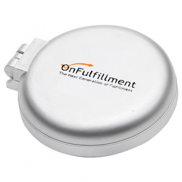 Travel Disk Brush & Mirror
