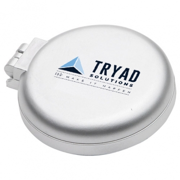 Travel Disk Brush & Mirror