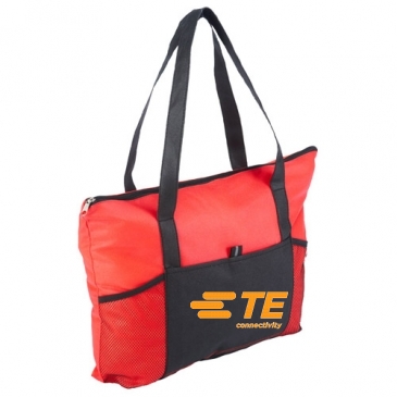 Feather Flight Zippered Tote Bag
