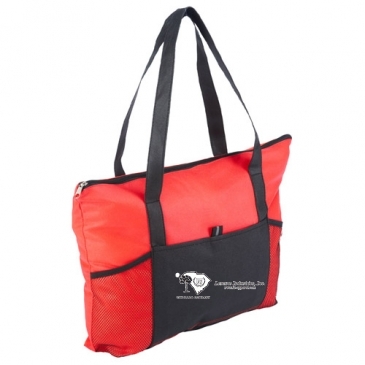 Feather Flight Zippered Tote Bag