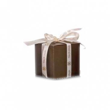 Tinted Kraft Folding Gift Box 4x4x2