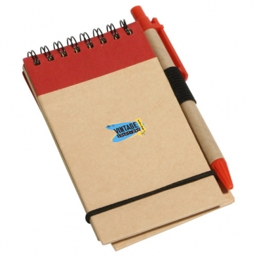 Think Green Recycled Notepad & Pen