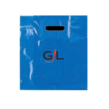 Foldover Die Cut Handle Bag 7x10