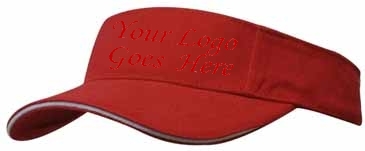 Brushed Heavy Cotton Visor