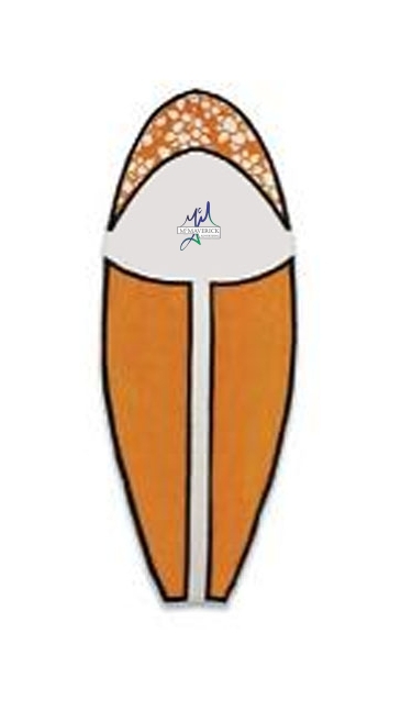 "Hibiscus" Stock Design SurfBoard