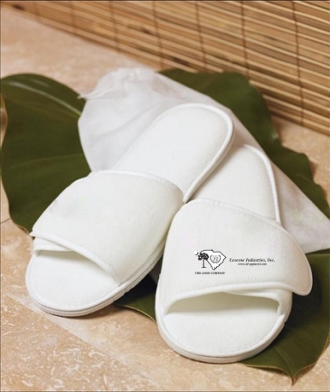 Terry Velour Adjustable Slippers