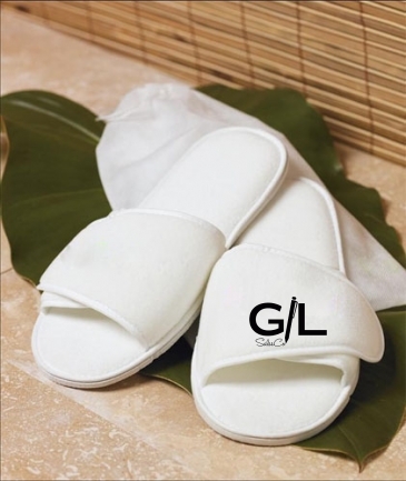 Terry Velour Adjustable Slippers