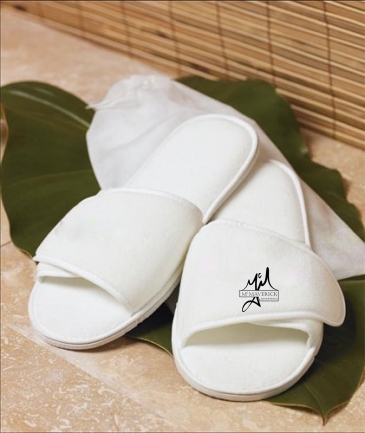 Terry Velour Adjustable Slippers