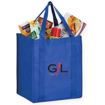 Heavy Duty Non-Woven Grocery Tote Bag with Poly Board Insert