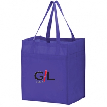 Heavy Duty Non-Woven Grocery Tote Bag with Poly Board Insert
