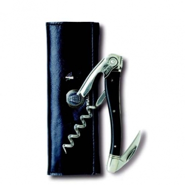 Chateau Laguiole® Waiter's Corkscrew w/Black Horn Handle