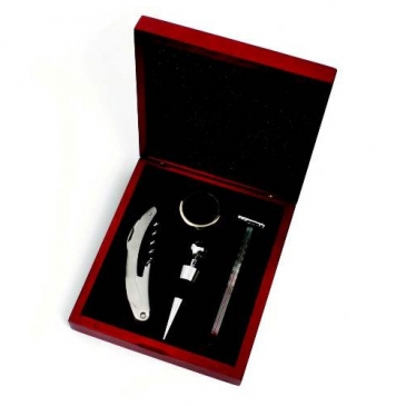 Celebration Wine Gift Set w/Corkscrew & Bottle Stopper