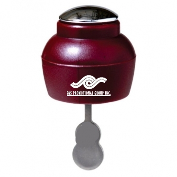 Black Auto-Close Pour & Seal for Wine