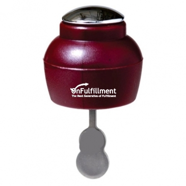 Black Auto-Close Pour & Seal for Wine